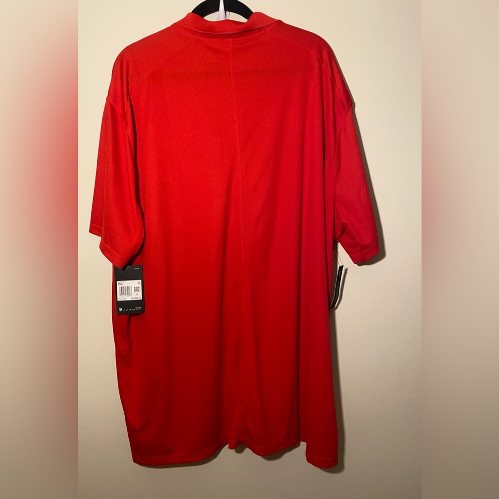 NWT - Men's Nike Dri-FIT Red Polo Shirt Size: 3XL - Picture 4 of 9